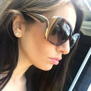 Salvatore Ferragamo Brown Sunglasses - NWOT